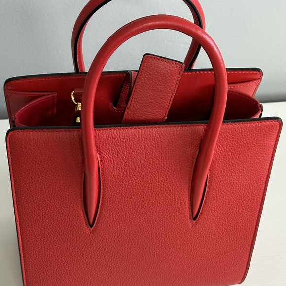 Red Christian Louboutin Purse 8.2 inches deep | 3.2 inches wide - Picture 10 of 15